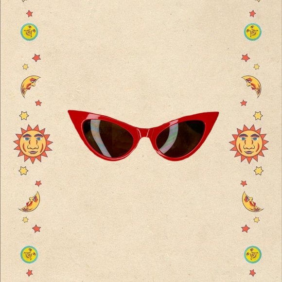& Other Stories Accessories - Red Cat Eye Sunglasses
